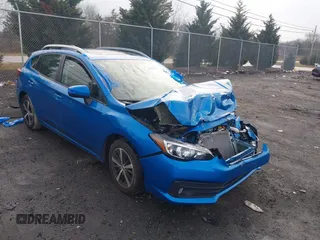 2023 Subaru Impreza Premium с VIN 4S3GTAD62P3700119, выставлен на аукционе IAAI как лот 41180070 с пробегом 20 853 миль миль и . История ставок и продаж доступна на DreamBid. Изображение 1.