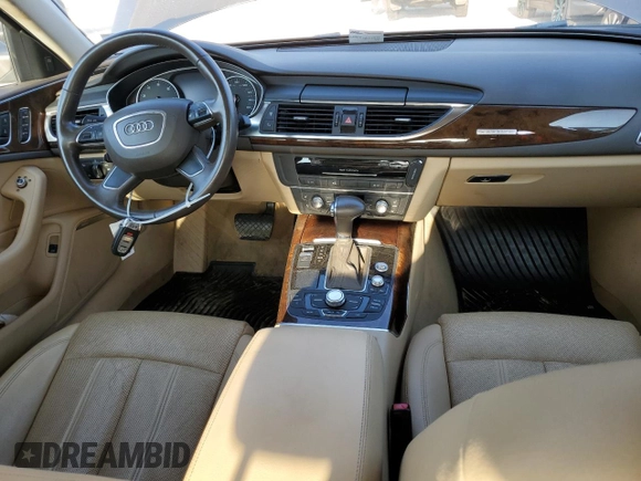 2013 Audi A6 3.0T Prestige with VIN WAUHGAFC9DN077946, listed as a Copart auction lot 62783323 with 99,120 mi miles and Clean Title. Bid and sale history available at carsss.com. Image 8.