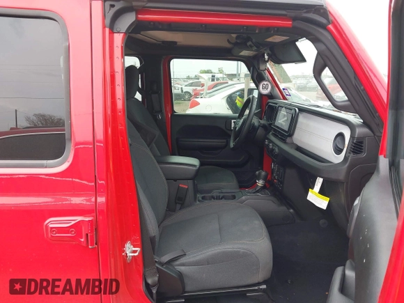 2024 Jeep Gladiator Sport with VIN 1C6HJTAG5RL101616, listed as a IAAI auction lot 42156992 with 31,824 mi miles and . Bid and sale history available at DreamBid. Image 5.
