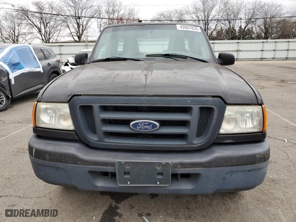 2004 Ford Ranger XL with VIN 1FTYR10D54PB08807, listed as a Copart auction lot 49907835 with 165,089 mi miles and Clean Title. Bid and sale history available at carsss.com. Image 5.