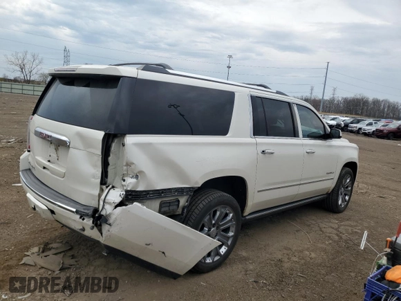 2015 GMC Yukon XL Denali with VIN 1GKS2JKJ2FR544877, listed as a Copart auction lot 53402665 with 0 mi miles and Clean Title. Bid and sale history available at carsss.com. Image 3.