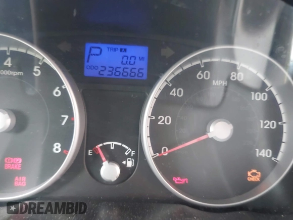2011 Hyundai Accent GLS with VIN KMHCN4AC2BU586772, listed as a IAAI auction lot 42184751 with 236,666 mi miles and . Bid and sale history available at DreamBid. Image 7.
