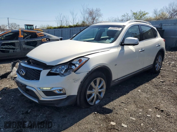 2017 Infiniti QX50 z VIN JN1BJ0RR6HM407304, wystawiony jako Copart lot #52094425 z przebiegiem 51 230 mil mil oraz Szkody całkowita. Historia ofert i sprzedaży dostępna na DreamBid. Obrazek 1.