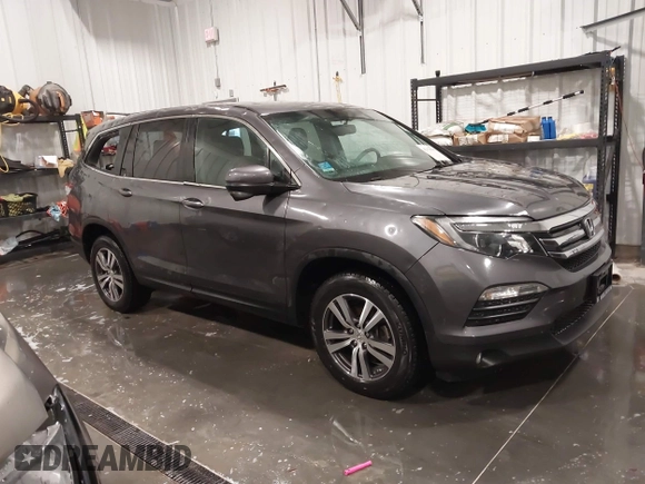 2017 Honda Pilot EX-L z VIN 5FNYF6H58HB105029, wystawiony jako IAAI lot #42179949 z przebiegiem 143 170 mil mil oraz . Historia ofert i sprzedaży dostępna na DreamBid. Obrazek 1.