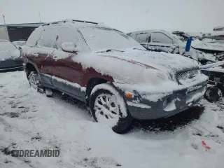 2002 Hyundai Santa Fe GLS with VIN KM8SC73D82U229282, listed as a Copart auction lot 82037604 with Not Provided miles and Salvage Title. Bid and sale history available at carsss.com. Image 4.