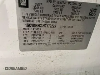 2017 Chevrolet Silverado 1500 LT with VIN 1GCVKREC3HZ172229, listed as a IAAI auction lot 42284142 with 123,647 mi miles and . Bid and sale history available at DreamBid. Image 24.