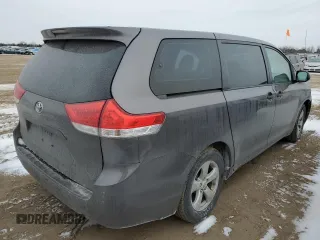 2012 Toyota Sienna with VIN 5TDZK3DC9CS204787, listed as a Copart auction lot 89138125 with 151,131 mi miles and Salvage Title. Bid and sale history available at carsss.com. Image 3.
