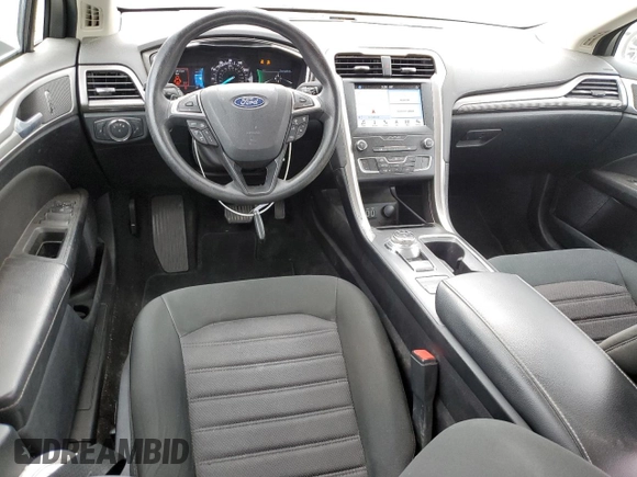 2019 Ford Fusion SE with VIN 3FA6P0HD8KR284242, listed as a Copart auction lot 53744275 with 44,341 mi miles and Salvage Title. Bid and sale history available at carsss.com. Image 8.