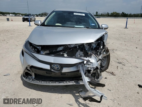 2023 Toyota Corolla Hybrid LE with VIN JTDBCMFE2PJ004968, listed as a Copart auction lot 51531165 with 0 mi miles and Salvage Title. Bid and sale history available at carsss.com. Image 5.