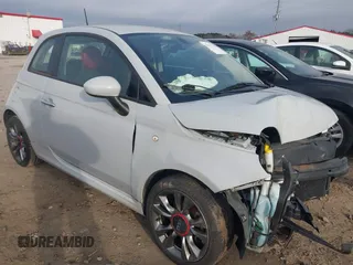 2017 FIAT 500 Pop z VIN 3C3CFFKR6HT535573, wystawiony jako IAAI lot #41151731 z przebiegiem 73 643 mil mil oraz . Historia ofert i sprzedaży dostępna na DreamBid. Obrazek 1.