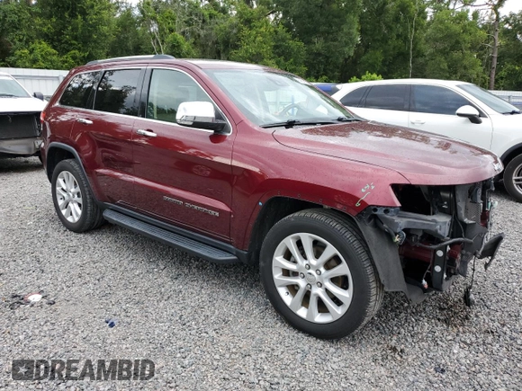 2017 Jeep Grand Cherokee Limited with VIN 1C4RJEBG8HC956073, listed as a Copart auction lot 64629955 with 115,288 mi miles and Non repairable. Bid and sale history available at DreamBid. Image 4.