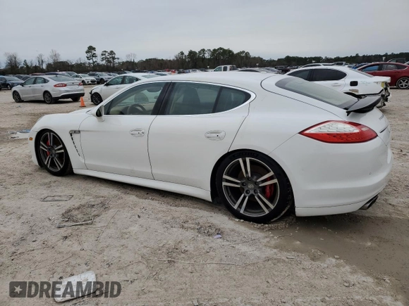 2010 Porsche Panamera Turbo z VIN WP0AC2A74AL091423, wystawiony jako Copart lot #46444165 z przebiegiem 48 073 mil mil oraz Nie do naprawy • Non repairable. Historia ofert i sprzedaży dostępna na DreamBid. Obrazek 2.
