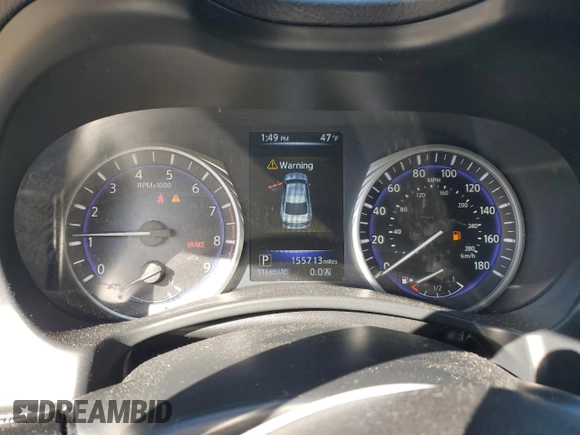 2017 Infiniti Q50 Premium с VIN JN1EV7AR6HM834116, выставлен на аукционе Copart как лот 47546295 с пробегом 155 713 миль миль и Чистый • Clean title. История ставок и продаж доступна на DreamBid. Изображение 9.