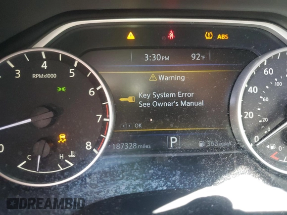 2016 Nissan Maxima S с VIN 1N4AA6AP6GC422238, выставлен на аукционе Copart как лот 57959285 с пробегом 187 328 миль миль и Списание • Salvage title. История ставок и продаж доступна на DreamBid. Изображение 9.