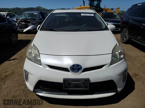 2012 Toyota Prius One with VIN JTDKN3DU5C5466250, listed as a Copart auction lot 54937105 with 221,871 mi miles and Salvage Title. Bid and sale history available at DreamBid. Image 5.