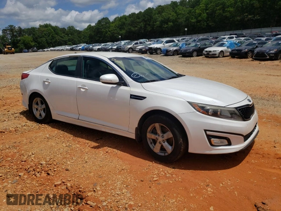 2015 Kia Optima LX with VIN KNAGM4A70F5660912, listed as a Copart auction lot 60232795 with 113,876 mi miles and Salvage title. Bid and sale history available at DreamBid. Image 4.