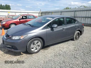 2013 Honda Civic LX z VIN 19XFB2F52DE232289, wystawiony jako Copart lot #60926785 z przebiegiem 134 266 mil mil oraz Szkoda całkowita • Salvage title. Historia ofert i sprzedaży dostępna na DreamBid. Obrazek 1.