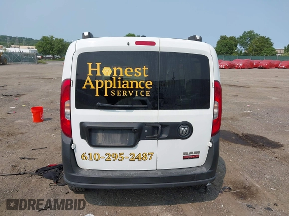 2017 Ram ProMaster City Cargo Tradesman with VIN ZFBERFAB2H6G64040, listed as a IAAI auction lot 42416318 with 140,794 mi miles and . Bid and sale history available at DreamBid. Image 17.