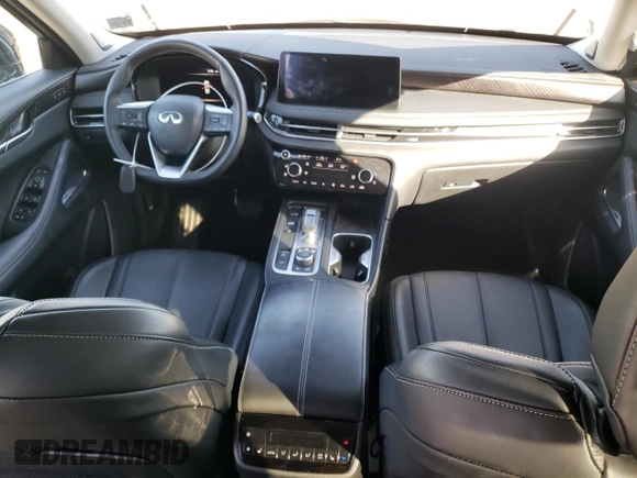 2023 Infiniti QX60 SENSORY with VIN 5N1DL1GSXPC373914, listed as a Copart auction lot 49625765 with 12,982 mi miles and Salvage Title. Bid and sale history available at carsss.com. Image 8.