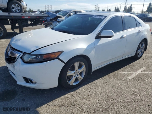 2013 Acura TSX with VIN JH4CU2F42DC007705, listed as a Copart auction lot 46142025 with 165,860 mi miles and Salvage Title. Bid and sale history available at carsss.com. Image 1.