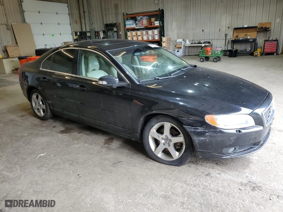 2009 Volvo S80 I6 Turbo with VIN YV1AH992691092237, listed as a Copart auction lot 49851985 with 157,414 mi miles and Salvage Title. Bid and sale history available at carsss.com. Image 4.