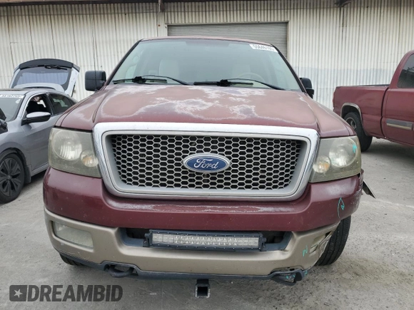 2004 Ford F-150 XLT with VIN 1FTPX14504NA99210, listed as a Copart auction lot 55646105 with 130,865 mi miles and Salvage Title. Bid and sale history available at carsss.com. Image 5.