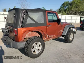 2014 Jeep Wrangler Sport with VIN 1C4AJWAG8EL169530, listed as a Copart auction lot 51788825 with 197,642 mi miles and Salvage Title. Bid and sale history available at carsss.com. Image 3.