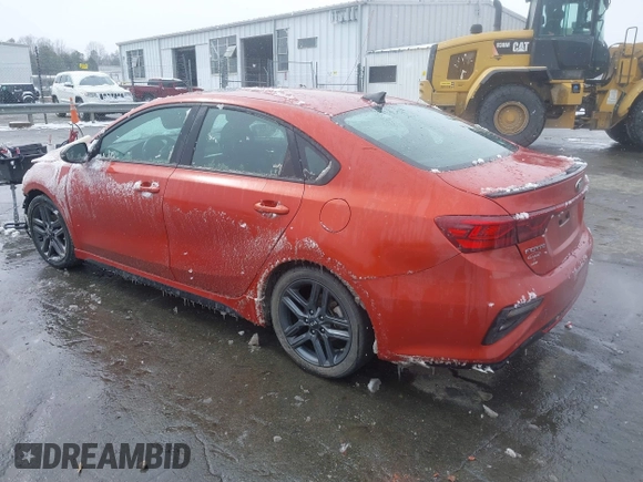 2020 Kia Forte GT-Line with VIN 3KPF34ADXLE152552, listed as a IAAI auction lot 41612032 with 84,039 mi miles. Bid and sale history available at carsss.com. Image 3.
