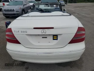 2004 Mercedes-Benz CLK 320 with VIN WDBTK65G04T015892, listed as a Copart auction lot 74207654 with Not Provided miles and Salvage Title. Bid and sale history available at DreamBid. Image 6.
