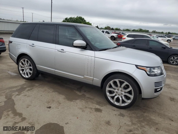 2015 Land Rover Range Rover HSE with VIN SALGS2VF6FA239727, listed as a Copart auction lot 51810815 with 58,551 mi miles and Clean Title. Bid and sale history available at carsss.com. Image 4.