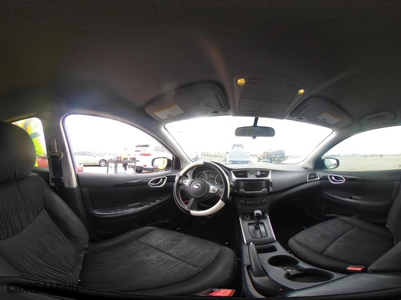 2017 Nissan Sentra SV with VIN 3N1AB7AP8HL674966, listed as a IAAI auction lot 41883884 with 96,597 mi miles. Bid and sale history available at carsss.com. Image 19.