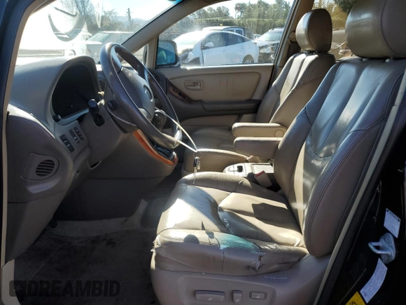 1999 Lexus RX 300 Luxury SUV with VIN JT6HF10U2X0061040, listed as a Copart auction lot 88153515 with 192,384 mi miles and Salvage Title. Bid and sale history available at carsss.com. Image 7.