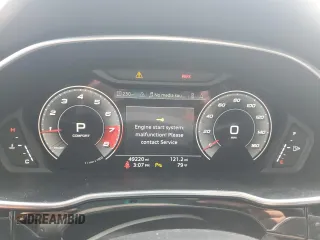 2022 Audi Q3 S line Premium Plus with VIN WA1EECF34N1058134, listed as a Copart auction lot 58793655 with 49,220 mi miles and Salvage title. Bid and sale history available at DreamBid. Image 9.