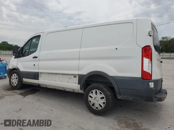 2025 Ford Transit Cargo with VIN 1FTYE1YM5GKA40221, listed as a Copart auction lot 59695205 with 229,116 mi miles and Salvage title. Bid and sale history available at DreamBid. Image 2.