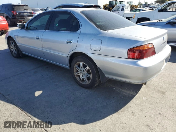 2001 Acura TL with VIN 19UUA56601A005851, listed as a Copart auction lot 70723754 with 151,436 mi miles and Salvage Title. Bid and sale history available at carsss.com. Image 2.