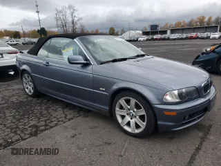 2003 BMW 3 Series 325Ci with VIN WBABS33463PG88875, listed as a Copart auction lot 80553934 with 202,964 mi miles and Salvage Title. Bid and sale history available at carsss.com. Image 4.