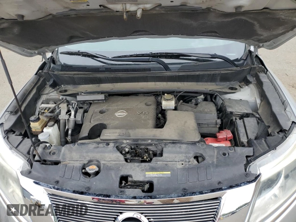 2016 Nissan Pathfinder Platinum with VIN 5N1AR2MM9GC616321, listed as a Copart auction lot 57219905 with 136,679 mi miles and Salvage title. Bid and sale history available at DreamBid. Image 12.