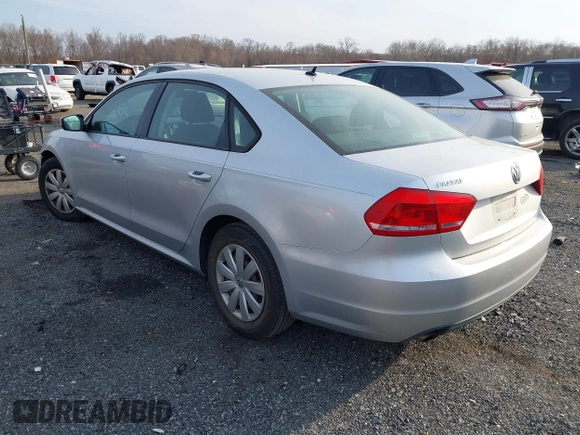 2013 Volkswagen Passat S with VIN 1VWAP7A31DC073445, listed as a IAAI auction lot 41776843 with 212,259 mi miles and . Bid and sale history available at DreamBid. Image 3.
