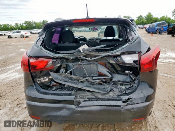 2017 Nissan Rogue SV z VIN JN1BJ1CP0HW008308, wystawiony jako Copart lot #58778515 z przebiegiem 80 075 mil mil oraz Szkoda całkowita • Salvage title. Historia ofert i sprzedaży dostępna na DreamBid. Obrazek 6.