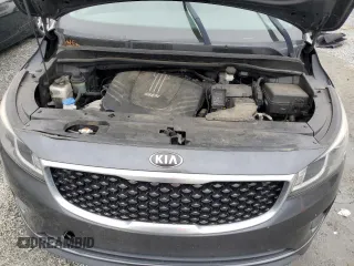 2016 Kia Sedona SX with VIN KNDMC5C15G6181498, listed as a Copart auction lot 51753695 with 182,117 mi miles and Salvage Title. Bid and sale history available at carsss.com. Image 12.