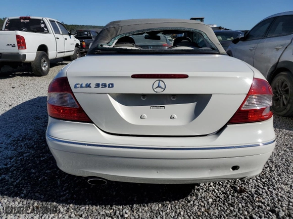2007 Mercedes-Benz CLK-Class 3.5L with VIN WDBTK56F07T081699, listed as a Copart auction lot 75715594 with 93,349 mi miles and Salvage Title. Bid and sale history available at carsss.com. Image 6.
