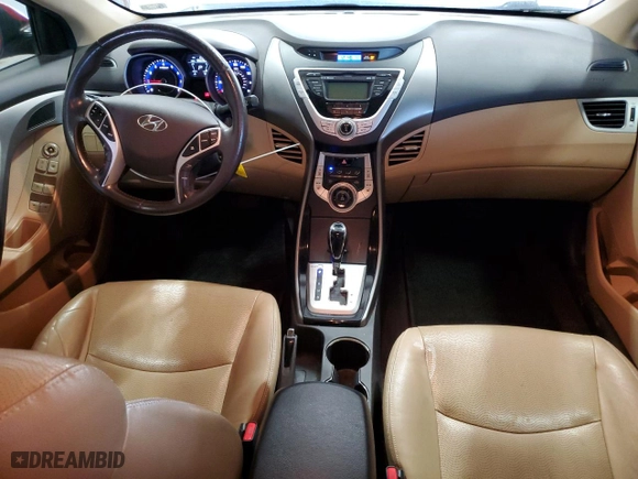 2011 Hyundai Elantra Ltd with VIN KMHDH4AE4BU150552, listed as a Copart auction lot 52203945 with 136,090 mi miles and Clean Title. Bid and sale history available at carsss.com. Image 8.