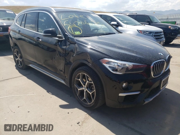 2019 BMW X1 xDrive28i with VIN WBXHT3C53K3H34285, listed as a Copart auction lot 54206252 with 22,883 mi miles. Bid and sale history available at carsss.com. Image 1.