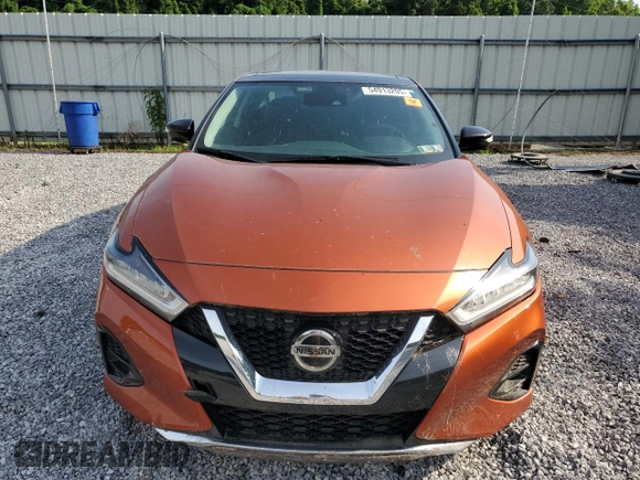 2020 Nissan Maxima Platinum with VIN 1N4AA6FV7LC365422, listed as a Copart auction lot 54913205 with 81,000 mi miles and Salvage title. Bid and sale history available at DreamBid. Image 5.