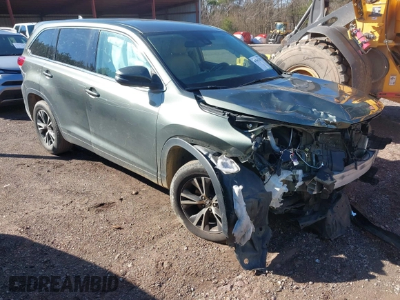 2019 Toyota Highlander LE with VIN 5TDZZRFH2KS291289, listed as a IAAI auction lot 41561219 with 125,744 mi miles and . Bid and sale history available at DreamBid. Image 1.