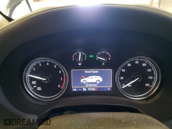 2020 Buick Enclave Preferred with VIN 5GAERAKW0LJ181281, listed as a Copart auction lot 78914254 with 75,758 mi miles and Clean Title. Bid and sale history available at DreamBid. Image 9.