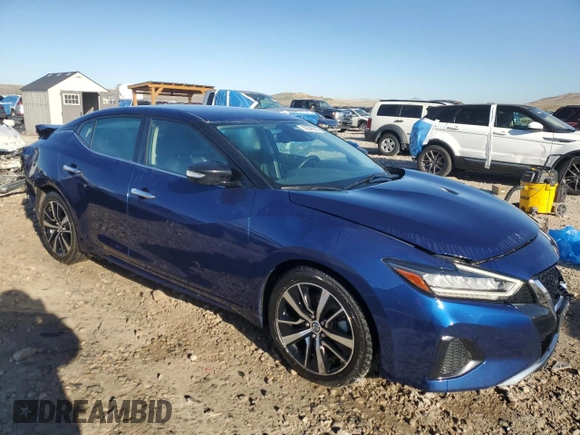 2022 Nissan Maxima SV with VIN 1N4AA6CV3NC503013, listed as a Copart auction lot 50349055 with 44,399 mi miles and Salvage title. Bid and sale history available at DreamBid. Image 4.