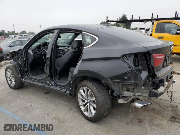 2019 BMW X6 xDrive50i with VIN 5UXKU6C52KLP60521, listed as a Copart auction lot 76317864 with 15,243 mi miles and Clean Title. Bid and sale history available at carsss.com. Image 2.