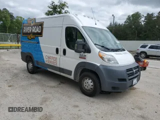 2017 Ram ProMaster Cargo with VIN 3C6TRVCG4HE548313, listed as a Copart auction lot 49919845 with 165,160 mi miles and Salvage Title. Bid and sale history available at DreamBid. Image 4.