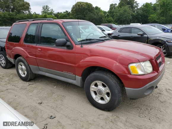 2001 Ford Explorer Sport with VIN 1FMYU70E41UC36295, listed as a Copart auction lot 56711194 with 120,805 mi miles and Salvage Title. Bid and sale history available at carsss.com. Image 4.